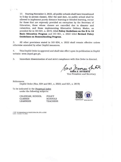 deped order 24 s. 2016|DepEd Order No. 34 S. 2016 – Senior High School Enrolment.